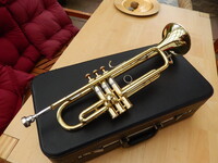 Vintage Trompete "Horst MOLTER - Frankfurt /Main - unlackiert" - Top Zustand!!!