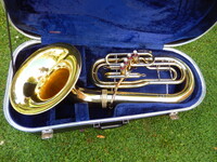 Außergewwöhnliches Euphonium "B & S - Modell: 3174 - 4 Ventile - lackiert - abschraubbarer Schalleecher" - Top Zustand!!!