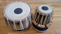 Tabla Set handgefertigt aus Indien mit Zubehör Dayan Bayan Tablas